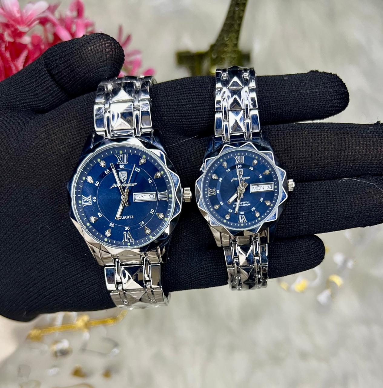 Paidagaar original Premium couple watch 615