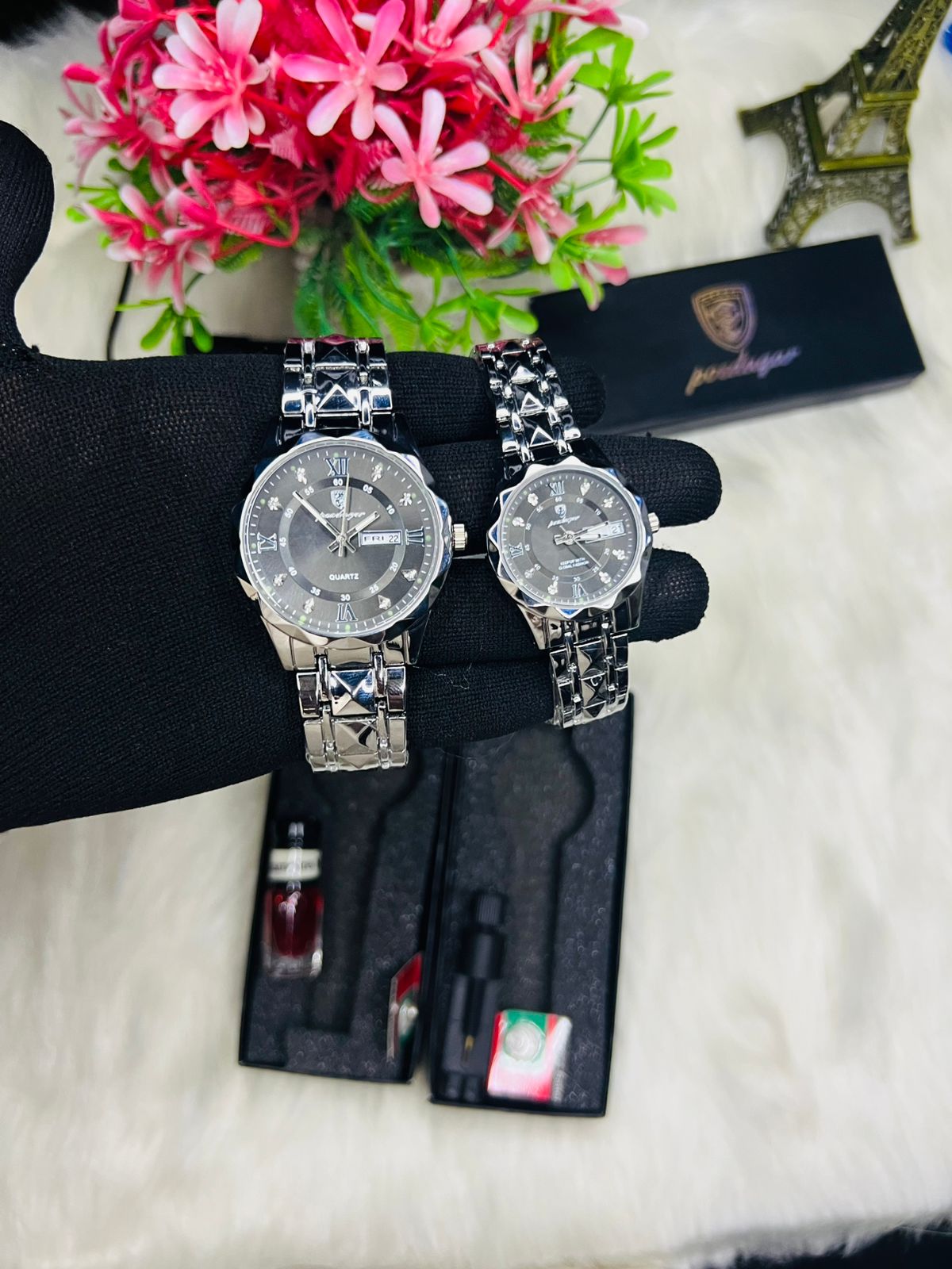 Paidagaar original Premium couple watch 614